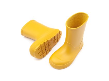 DETSKÉ BAREFOOT GUMÁKY IGOR SHOES YOGI - YELLOW
