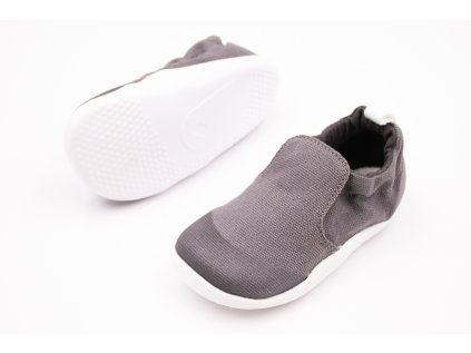 DETSKÉ BAREFOOT PLÁTENKY BOBUX XPLORER SCAMP - ORGANIC CHARCOAL