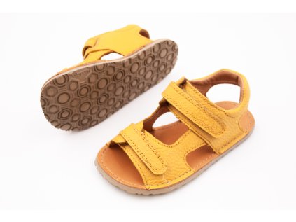 DETSKÉ BAREFOOT SANDÁLE FRODDO FLEXY MINI VIBRAM - YELLOW