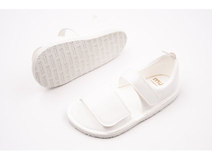 DETSKÉ BAREFOOT SANDÁLKY MURIS CRETA - OFF WHITE