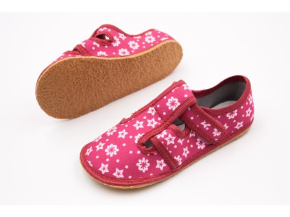 ANATOMIC FOOTWEAR BAREFOOT PAPUČKY - FLOWERS B