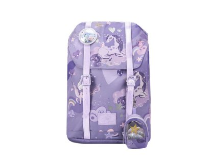 Frii Purple Unicorn front skolesekk 1kl 22L 2024