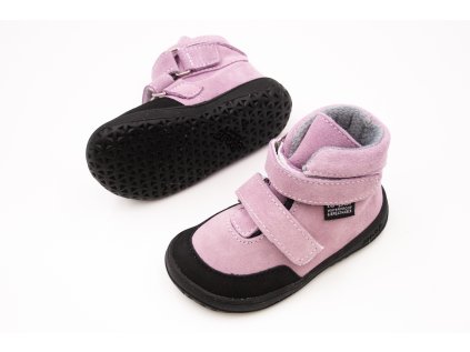 DETSKÉ BAREFOOT ČLENKOVÉ TOPÁNKY S MEMBRÁNOU JONAP JERRY - ORCHID