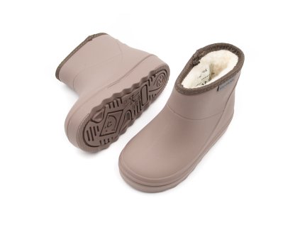 DETSKÉ ZATEPLENÉ GUMÁKY ENFANT THERMO BOOTS NÍZKE - PINE BARK