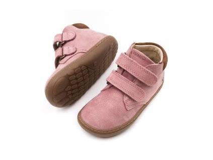 DETSKÉ BAREFOOT ČLENKOVÉ TOPÁNKY PRIMIGI - CANYON/ROSA