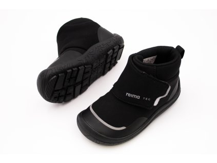 DETSKÉ ČLENKOVÉ BAREFOOT TOPÁNKY REIMA HYPPII - BLACK