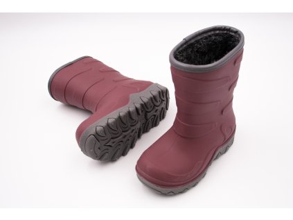 DETSKÉ ZATEPLENÉ GUMÁKY MIKK-LINE THERMAL BOOTS - ROSE BROWN
