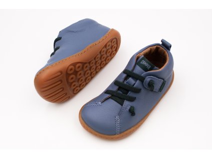 DETSKÉ BAREFOOT TOPÁNKY CAMPER FW PEU CAMI - GREY BLUE GREEN