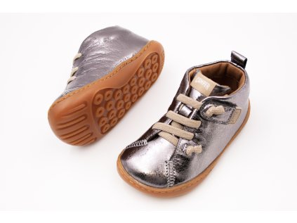 DETSKÉ BAREFOOT TOPÁNKY CAMPER FW PEU CAMI - GREY ALU METEOR