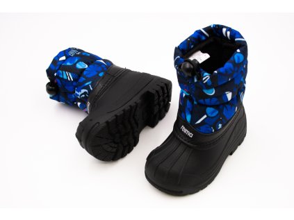 DETSKÉ FUNKČNÉ SNEHULE REIMA NEFAR - NAVY PATTERN