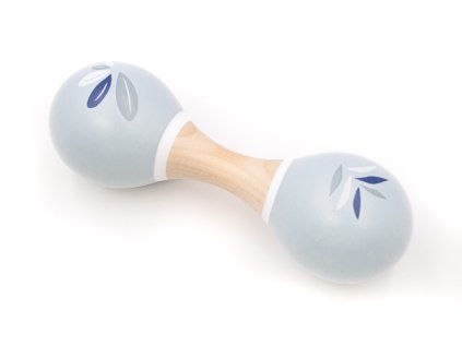 DREVENÝ HUDOBNÝ NÁSTROJ SPEEDY MONKEY - MARACAS BLEDOMODRÁ
