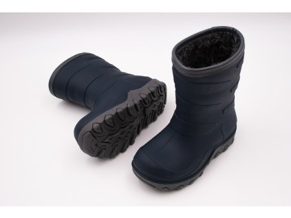 DETSKÉ ZATEPLENÉ GUMÁKY MIKK-LINE THERMAL BOOTS - BLUE NIGHTS