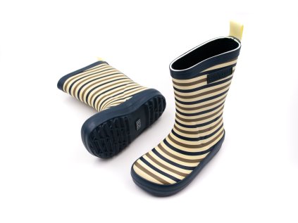 DETSKÉ GUMÁKY BUNDGAARD CHARLY HIGH NEW - OCEANIC STRIPE