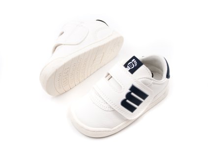 DETSKÉ BAREFOOT TOPÁNKY MTNG. MUSTANG BABY RESPECT - USAIN WHITE NAVY