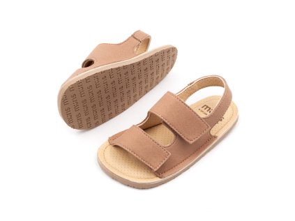DETSKÉ BAREFOOT SANDÁLKY MURIS RIO MINI - DUSTY PINK