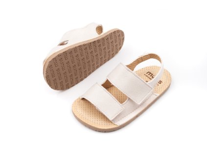 DETSKÉ BAREFOOT SANDÁLKY MURIS RIO MINI - NUDE
