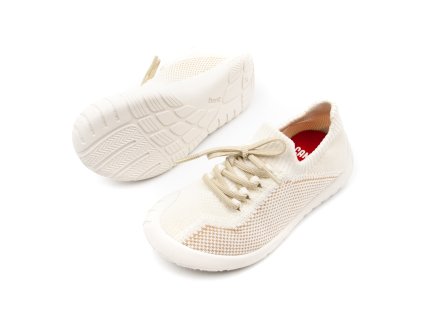 DETSKÉ BAREFOOT TENISKY CAMPER PEU PATH - BEIGE