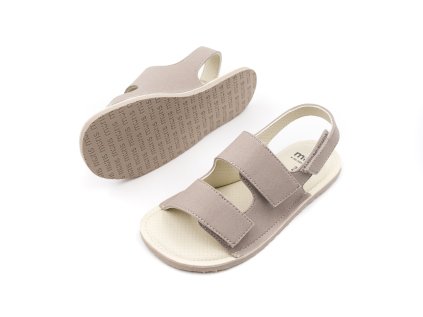 DETSKÉ BAREFOOT SANDÁLE MURIS RIO JUNIOR - TAUPE