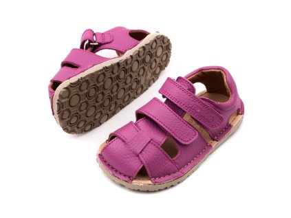 DETSKÉ BAREFOOT SANDÁLE FRODDO FLEXY AVI VIBRAM - FUXIA