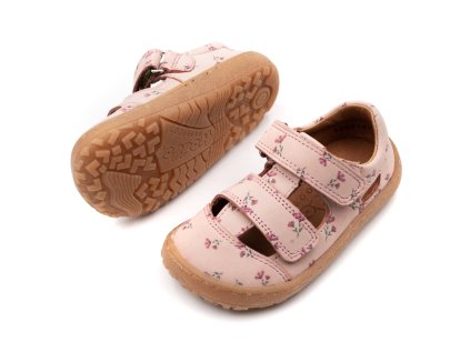 DETSKÉ BAREFOOT SANDÁLE FRODDO SANDAL GRIP - FLOWERS