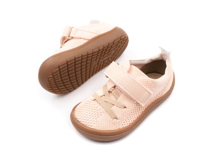 DETSKÉ BAREFOOT TENISKY JONAP MATTY KNIT - NUDE