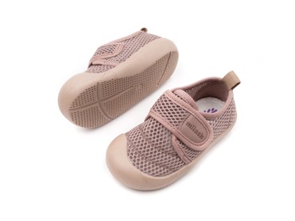 DETSKÉ BAREFOOT TENISKY MILASH FUN SHOES - BÉŽOVÉ
