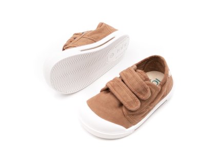 DETSKÉ BAREFOOT PLÁTENKY IGOR SHOES CANVAS - CANELA