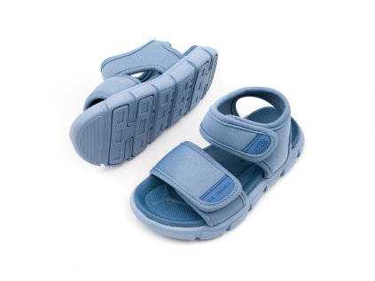 DETSKÉ LETNÉ SANDÁLKY SWIM ESSENTIALS - PURE TONES GRAY BLUE