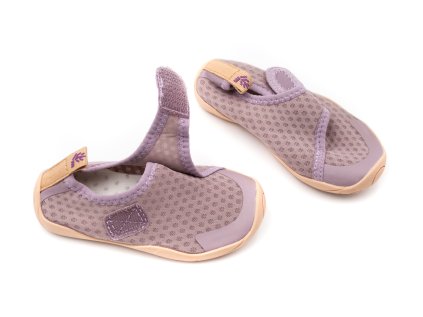BAREFOOT TOPÁNKY NA SUCHÝ ZIPS DO VODY MILASH - HNEDO-FIALOVÉ