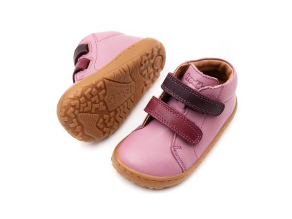 DETSKÉ BAREFOOT TOPÁNKY FRODDO FIRST STEP - PINK