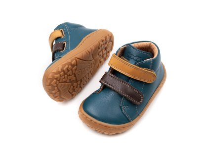 DETSKÉ BAREFOOT TOPÁNKY FRODDO FIRST STEP - DARK DENIM