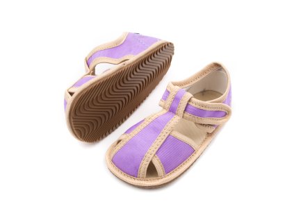 DETSKÉ BAREFOOT PAPUČE MILASH RACHEL - FIALOVÉ