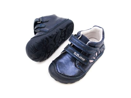 DETSKÉ BAREFOOT TOPÁNKY D.D.STEP 073 - ROYAL BLUE SHINE
