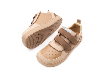 DETSKÉ BAREFOOT TENISKY MURIS PETRA JUNIOR - BARK BROWN