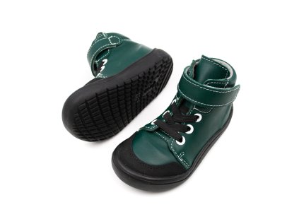 DETSKÉ BAREFOOT TOPÁNKY JONAP POLLY - TMAVO ZELENÁ