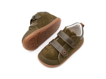 DETSKÉ BAREFOOT ČLENKOVÉ TOPÁNKY GARVALÍN BOTIN - CAZA TEX
