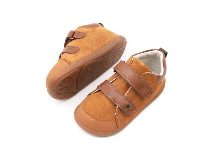 DETSKÉ BAREFOOT ČLENKOVÉ TOPÁNKY GARVALÍN BOTIN - COŇAC TEX
