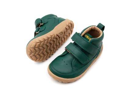 DETSKÉ BAREFOOT ČLENKOVÉ TOPÁNKY BOBUX ALPHA TREK - RAINFOREST