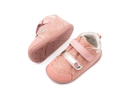 DETSKÉ ZATEPLENÉ BAREFOOT TOPÁNKY GARVALÍN BOTIN - WOOD TEX