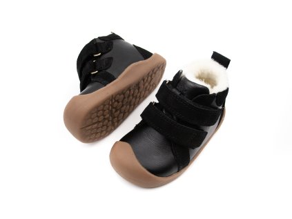 DETSKÉ BAREFOOT ZIMNÉ TOPÁNKY BUNDGAARD BLOOM TEX - BLACK