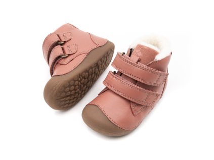 DETSKÉ BAREFOOT ZIMNÉ TOPÁNKY BUNDGAARD PETIT WINTER - BLUSH