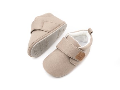 DETSKÉ BAREFOOT TEXTILNÉ CAPAČKY STERNTALER - GRAUBEIGE