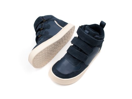 DETSKÉ BAREFOOT TOPÁNKY BUNDGAARD NERO - NAVY BLUE