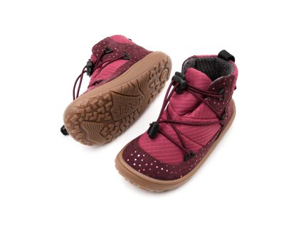 DETSKÉ BAREFOOT TOPÁNKY FRODDO BAREFOOT TEX TRACK - BORDEAUX