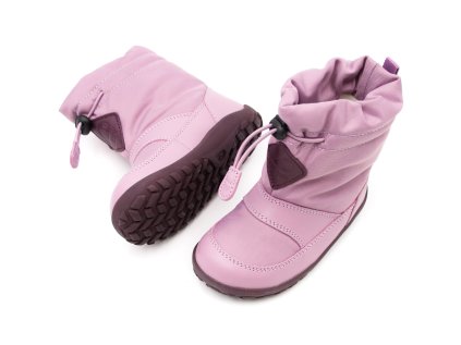 DETSKÉ BAREFOOT SNEHULE BOBUX ALPHA PADEN - LILAS