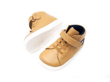 DETSKÉ ČLENKOVÉ TOPÁNKY CHETTO BAREFOOT VIENA - CAMEL