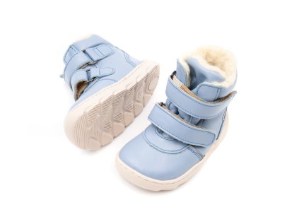 DETSKÉ BAREFOOT ZIMNÉ TOPÁNKY PEGRES SBF 42 2.1 - MODRÉ