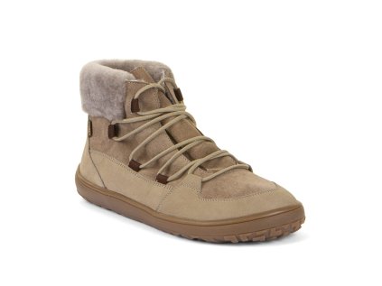 DÁMSKE BAREFOOT TOPÁNKY FRODDO UP FURRY W - TAUPE