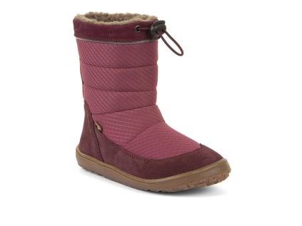 BAREFOOT SNEHULE FRODDO UP TEX SNOW WOOL - BORDEAUX