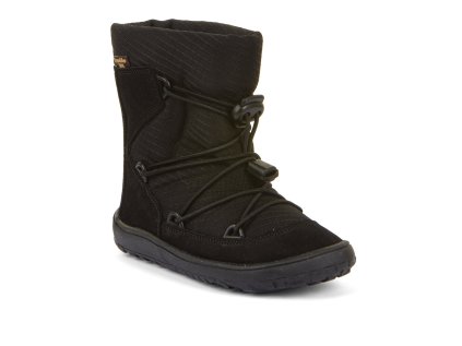 BAREFOOT SNEHULE FRODDO TEX TRACK WOOL - BLACK